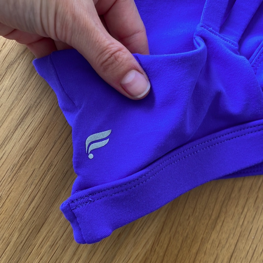 FABLETICS purple crisscross sports bra XS - Picture 3 of 3